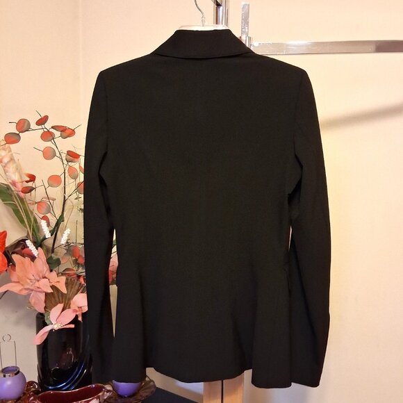 NWOT MEXX Women's High Quality Soft Fabric Black Lined Blazer Jacket Size 38 - Picture 12 of 12